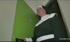 German MILF Nun Bonk Alongside Detach from Pop