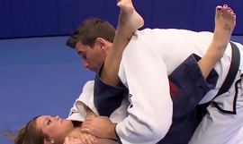 Megan Fenox Faking An Cedera To Fuck The Judo Instructor