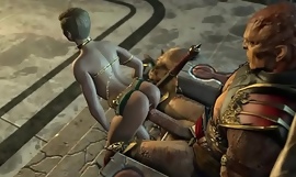 Shao Kahn and his submissive Concubine slave 3D Mortal Kombat 11 Animation