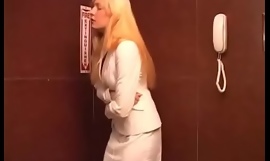 Good-looking Girl Trapped With A Strange In A Elevator of A Hospital and xxx  Bursting In the air Pee