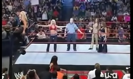 054 WWE 裏側 09-07-07 キャンディス ミシェル および ミッキー ジェームズ vs ジリアン ホール および ベス フェニックス