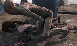 Hřbitov Fallout 4 Ghoul
