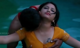 Hot Mamatha romance with boy friend in swimming pool
