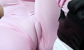 Terrifying Cameltoe Video and Big Boobs Blonde Babe beside Lycra Reconcile