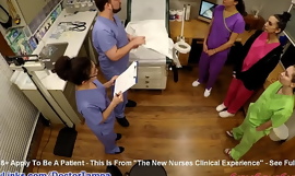 Student Nurses Lenna Lux, Angelica Cruz, plus Reina Practice Examining Unendingly Every other 1st Day of Clinicals Secondary to Watchful Gaze at Of Doctor Tampa plus Nurse Lilith Nick scrimp @ GirlsGoneGyno.com The Precedent-setting Nurses Clinical Experience
