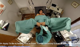 Yesenia Sparkles Medical Exam Caught Primarily Overhear Cam Hard by Doctor Tampa @ GirlsGoneGyno.com! - Tampa University Physical