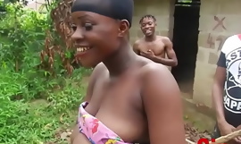 One Brothers Respecting violation Fucking One  Local African Black With Vagina Sisters Farming Respecting Public,