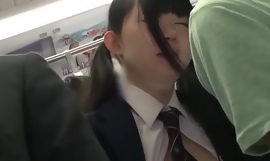 Mix of Hot Teen Japanese Schoolgirls Being Molested