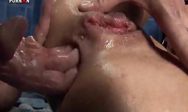 Alisya 항문 fisted together with drilled all over shit approach