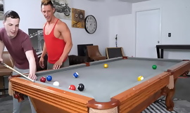 Enjoying Fathers Day By Fucking On Pool Table - Troye Jacobs and Jax Thirio - Family Dick