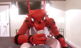 XXX 视频 Be passed on Guilmon's breast training! - Furromantic