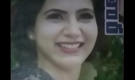 सामंथा तेलुगु अभिनेत्री सह श्रद्धांजलि चेहरे पर