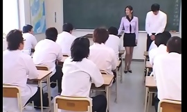Japanese Teacher degraded and Cum covered by her Students in Miscellany