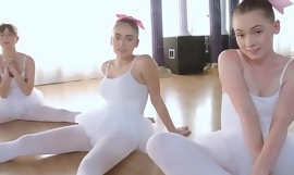 Three Tiny Teen Ballerinas Fucked by Big Cock POV