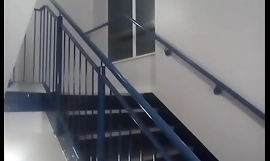 STAIRWELL WANK and CUM in my block of 15 flats in 2020