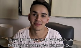 Tânăr Latino Twink Jonny Sex Cu Străin Pentru Cash