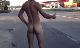 Boys will be boys, getting naked and Hitchhiking