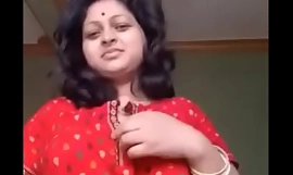 Belle Super Chaleureuse Bengali Insatisfait Boudi Doigté