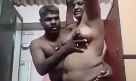 Parvathy madurai Tamil aunty rubbed wits husband