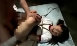 Bound Asian Forced To Suck Cock Then Gets Fucked -