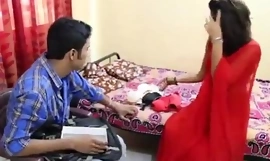 indian bhabhi screwed in red saree