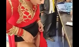 Desi hijjra kinnar getting naked in shop