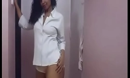 Indiaas neuken film Sexy Geil Lily Video van Amateur Pornoster Lily Masturbatie