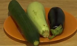 Keystone anal masturbation with wide vegetables, extreme inserts in a juicy botheration and a gaping hole.
