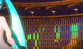 Hatsune Miku bailando alien alien sexualmente