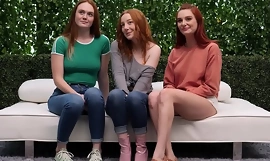 3 Redheads and One Lucky Guy