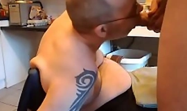 DISABLED GUY SUCKING COCK