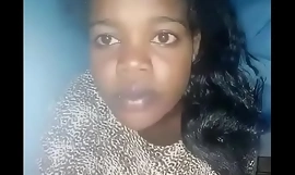 Horn-mad Somali girls masturbating alone relative to Bed