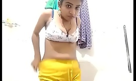 Chennai Hose down girl dilly randy with bananna thither bathroom - part 2
