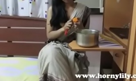 Horn-mad Lily Sexy Indian Bhabhi Tutor Dirty Talking and Seducing Her Students