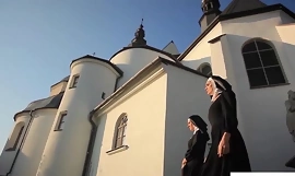 Louca pornô com católica freiras e monstro - peitos - xczech com
