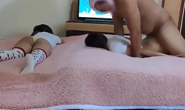 Perverted Uncle Fucks His 2 Nieces Observing Comic He Subdues Them Here His Big Hard-on