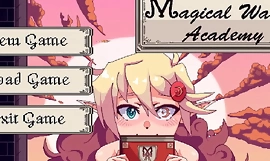 Magical Waifus Academy [Hentai game PornPlay ] Ep.1 더블 titjob 괴물 소녀와 삼인조