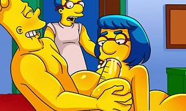 Barty 빌어 먹을 그의 친구의 어머니 - The Simptoons Simpsons 포르노