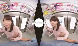 Счастливый день трамвайного фаната, японская тинка, VR порно