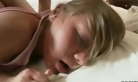 step Daddy Wake Up Stepdaughter coupled with Seduce to Fuck as Mom away