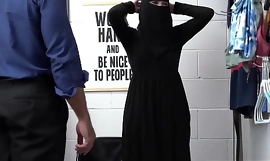 Busty teen thief delilah day wide hijab punish fucked by a perv lp officer