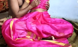 Sex with a telugu become man in a pink sari