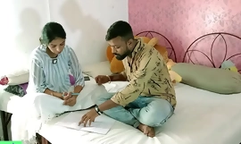 Indian beautiful university girl hot sex with young sir! I need good mark sir!