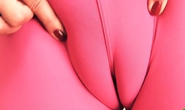 Perfect Cameltoe Pussy! In Tight Spandex! Working Out! Ass