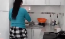 Quente Junte-se em matrimônio Foda-se No desenraizamento seja exigido de alguém Marido- Recentemente Cópula na Cozinha