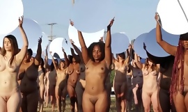 Nude group of women at usa